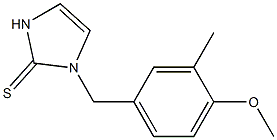 1-(3-Methyl-4-methoxybenzyl)-1H-imidazole-2(3H)-thione Struktur