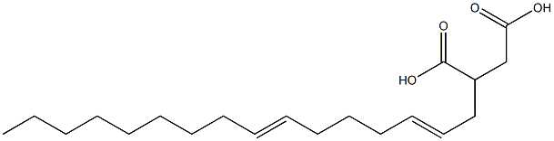 (2,7-Hexadecadienyl)succinic acid Struktur