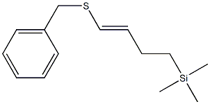 1-Benzylthio-4-trimethylsilyl-1-butene Struktur