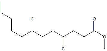 4,7-Dichlorolauric acid methyl ester Struktur