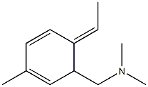 (1E)-4-Methyl-2-[(dimethylamino)methyl]-1-ethylidene-3,5-cyclohexadiene Struktur