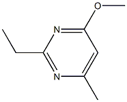 2-Ethyl-4-methoxy-6-methylpyrimidine Struktur