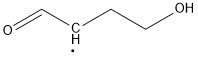 4-Hydroxy-1-oxobutan-2-ylradical Struktur