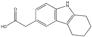 2,3,4,9-Tetrahydro-1H-carbazole-6-acetic acid Struktur