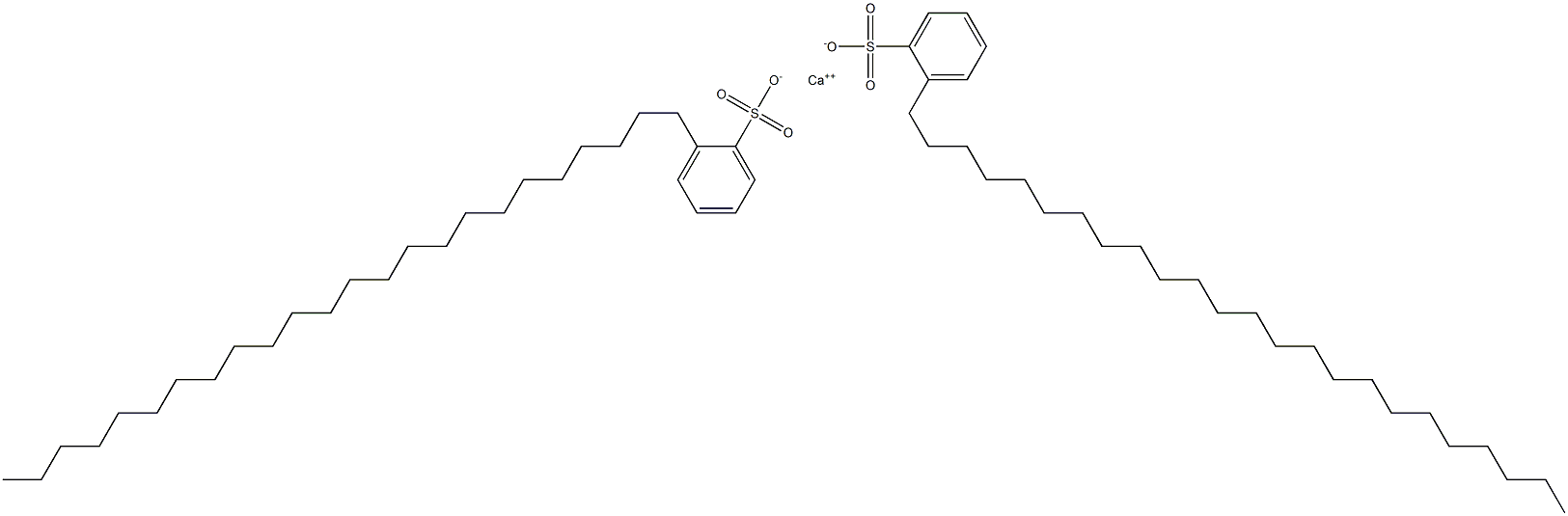 Bis(2-tetracosylbenzenesulfonic acid)calcium salt Struktur