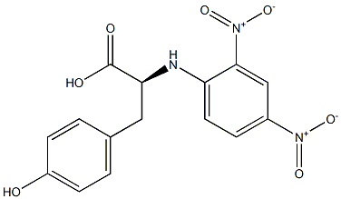 N-(2,4-Dinitrophenyl)tyrosine Struktur