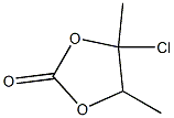 4-Chloro-4,5-dimethyl-1,3-dioxolan-2-one Struktur