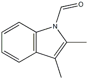 2,3-Dimethyl-1H-indole-1-carbaldehyde Struktur