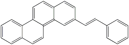 3-Styrylchrysene Struktur