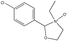 2-(4-Chlorophenyl)-3-ethyloxazolidine 3-oxide Struktur