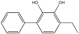 3-Ethyl-6-phenyl-1,2-benzenediol Struktur