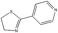 2-(Pyridin-4-yl)-4,5-dihydrothiazole Struktur