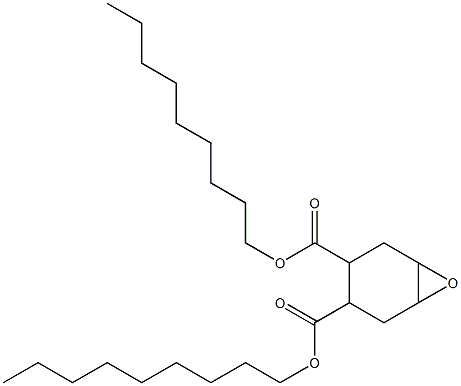 7-Oxabicyclo[4.1.0]heptane-3,4-dicarboxylic acid dinonyl ester Struktur