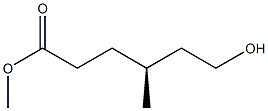 [S,(-)]-6-Hydroxy-4-methylhexanoic acid methyl ester Struktur