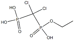 Dichloro(ethoxyhydroxyphosphinyl)methylphosphonic acid Struktur