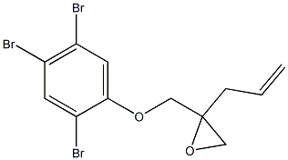 2,4,5-Tribromophenyl 2-allylglycidyl ether Struktur