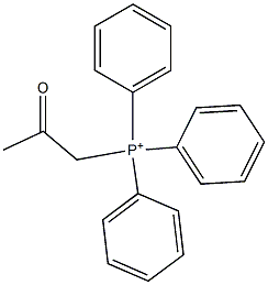 1-(Triphenylphosphonio)-2-propanone Struktur