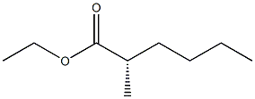 [S,(+)]-2-Methylhexanoic acid ethyl ester Struktur