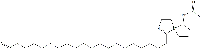 1-[1-(Acetylamino)ethyl]-1-ethyl-2-(20-henicosenyl)-2-imidazoline-1-ium Struktur