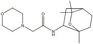 N-(1,8-Epoxy-p-menthan-2-yl)-4-morpholineacetamide Struktur