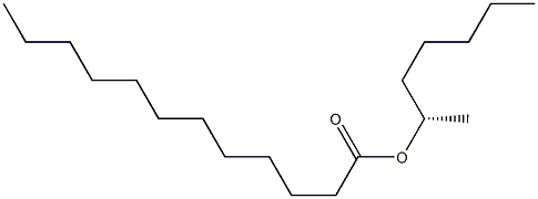 (+)-Lauric acid (S)-1-methylhexyl ester Struktur