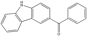 3-Benzoyl-9H-carbazole Struktur