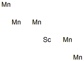 Pentamanganese scandium Struktur