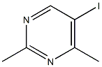 5-Iodo-2,6-dimethylpyrimidine Struktur