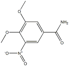 4,5-Dimethoxy-3-nitrobenzamide Struktur