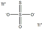 Thiosulfuric acid dithallium(I) salt Struktur