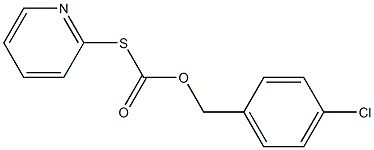 Thiocarbonic acid O-(4-chlorobenzyl)S-(2-pyridyl) ester Struktur