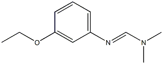 N,N-Dimethyl-N'-(3-ethoxyphenyl)formamidine Struktur