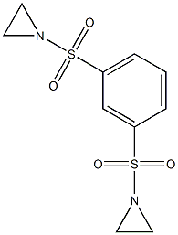 1,1'-(m-Phenylenebissulfonyl)bisaziridine Struktur