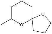 7-Methyl-1,6-dioxaspiro[4.5]decane Struktur