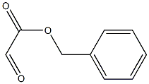 2-Oxoacetic acid benzyl ester Struktur