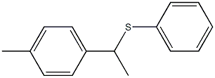 1-(4-Methylphenyl)-1-(phenylthio)ethane Struktur