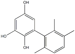 6-(2,3,6-Trimethylphenyl)benzene-1,2,4-triol Struktur