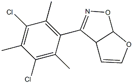 3-(3,5-Dichloro-2,4,6-trimethylphenyl)-3a,6a-dihydrofuro[3,2-d]isoxazole Struktur