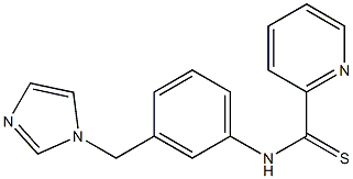 N-[3-(1H-Imidazol-1-ylmethyl)phenyl]pyridine-2-carbothioamide Struktur