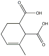 3-Methyl-3-cyclohexene-1,2-dicarboxylic acid Struktur