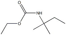 N-(1,1-Dimethylpropyl)carbamic acid ethyl ester Struktur