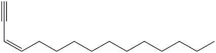 (Z)-3-Pentadecen-1-yne Struktur