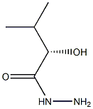 [S,(-)]-2-Hydroxy-3-methylbutyric acid hydrazide Struktur