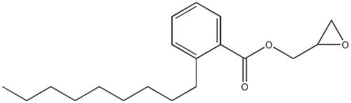 2-Nonylbenzoic acid glycidyl ester Struktur