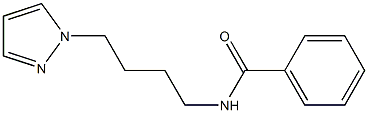 N-[4-(1H-Pyrazol-1-yl)butyl]benzamide Struktur