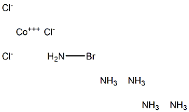 Bromopentamminecobalt(III) chloride Struktur