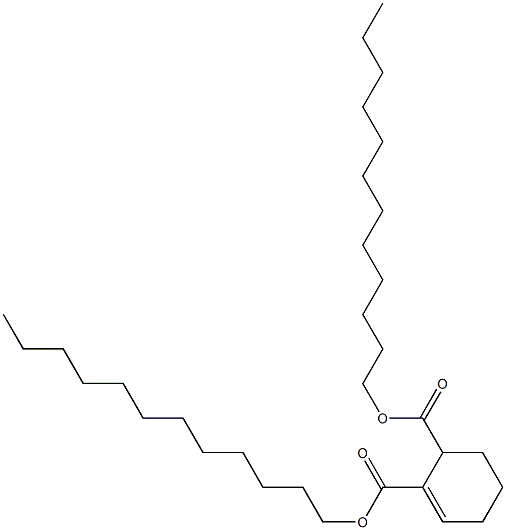 1-Cyclohexene-2,3-dicarboxylic acid didodecyl ester Struktur