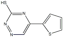 5-(2-Thienyl)-1,2,4-triazine-3-thiol Struktur