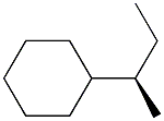 (+)-[(R)-sec-Butyl]cyclohexane Struktur