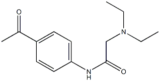 4'-Acetyl-2-(diethylamino)acetanilide Struktur